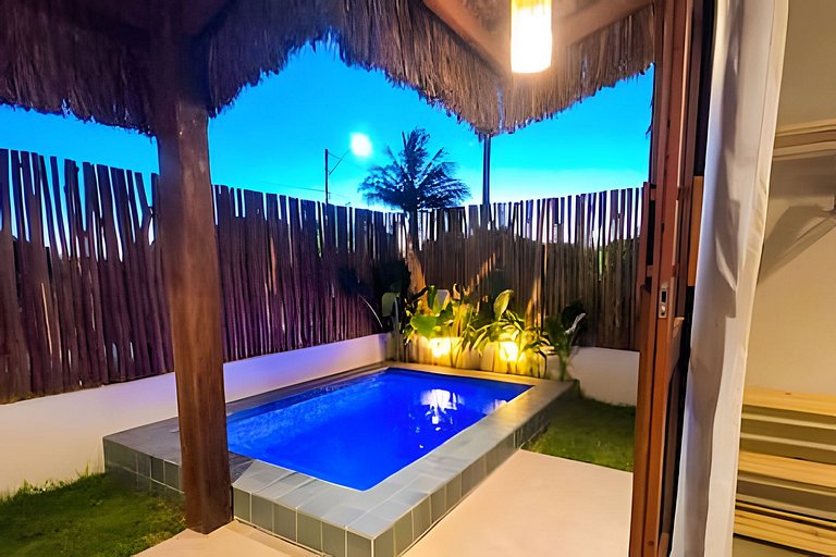 Maysú Patacho Chalé Coqueiro Com Piscina Privativa